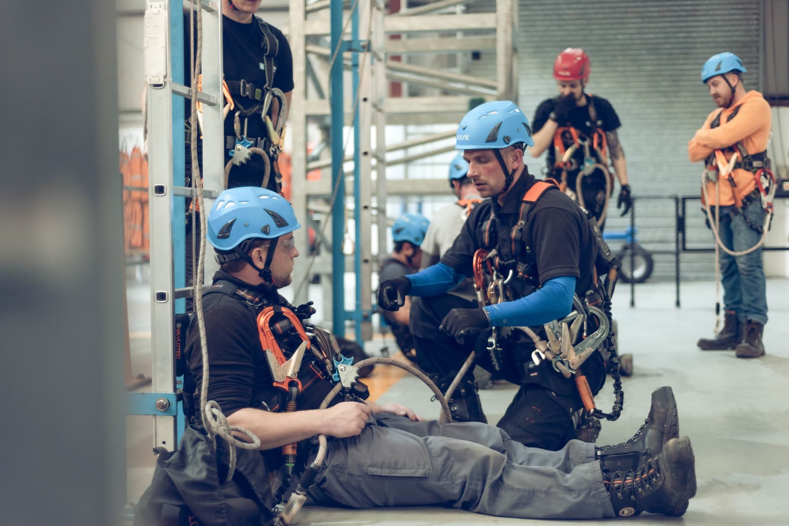Heavy Rescue Lifting Lesson GWO Advanced Rescue Training (ART) Refresher | Maersk Training