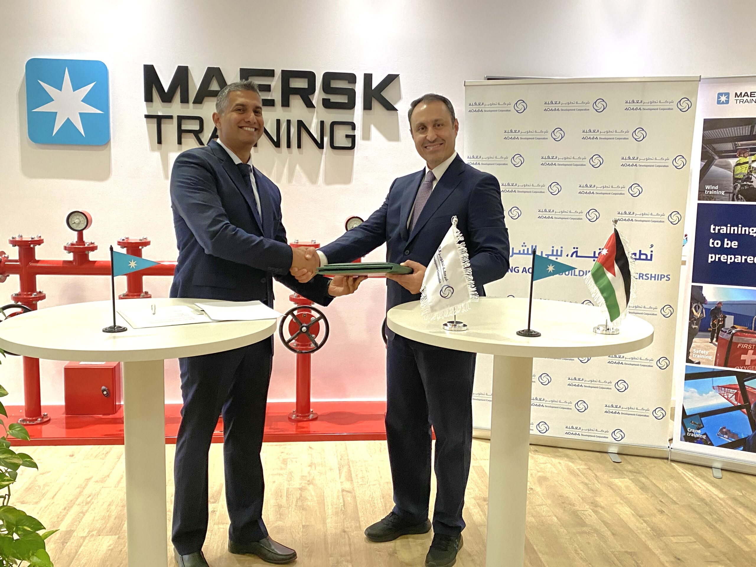 Maersk Training and Aqaba Development Corporation (ADC) sign MOU to develop a Center of Excellence in Aqaba