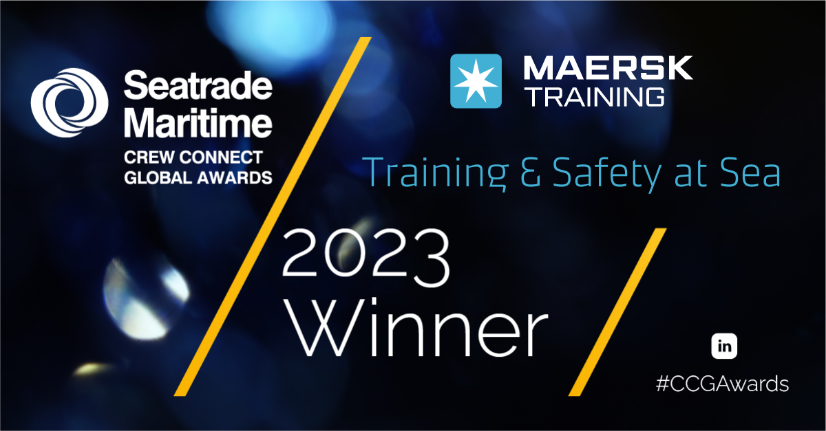 Maersk Training receives Training and Safety at Sea Award at CrewConnect Global